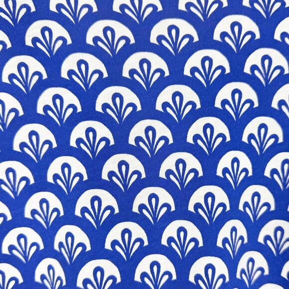 Boden Dress Women’s Julia Long Sleeve Knit Shirtdress Size 8 Blue Geometric - Picture 10 of 15